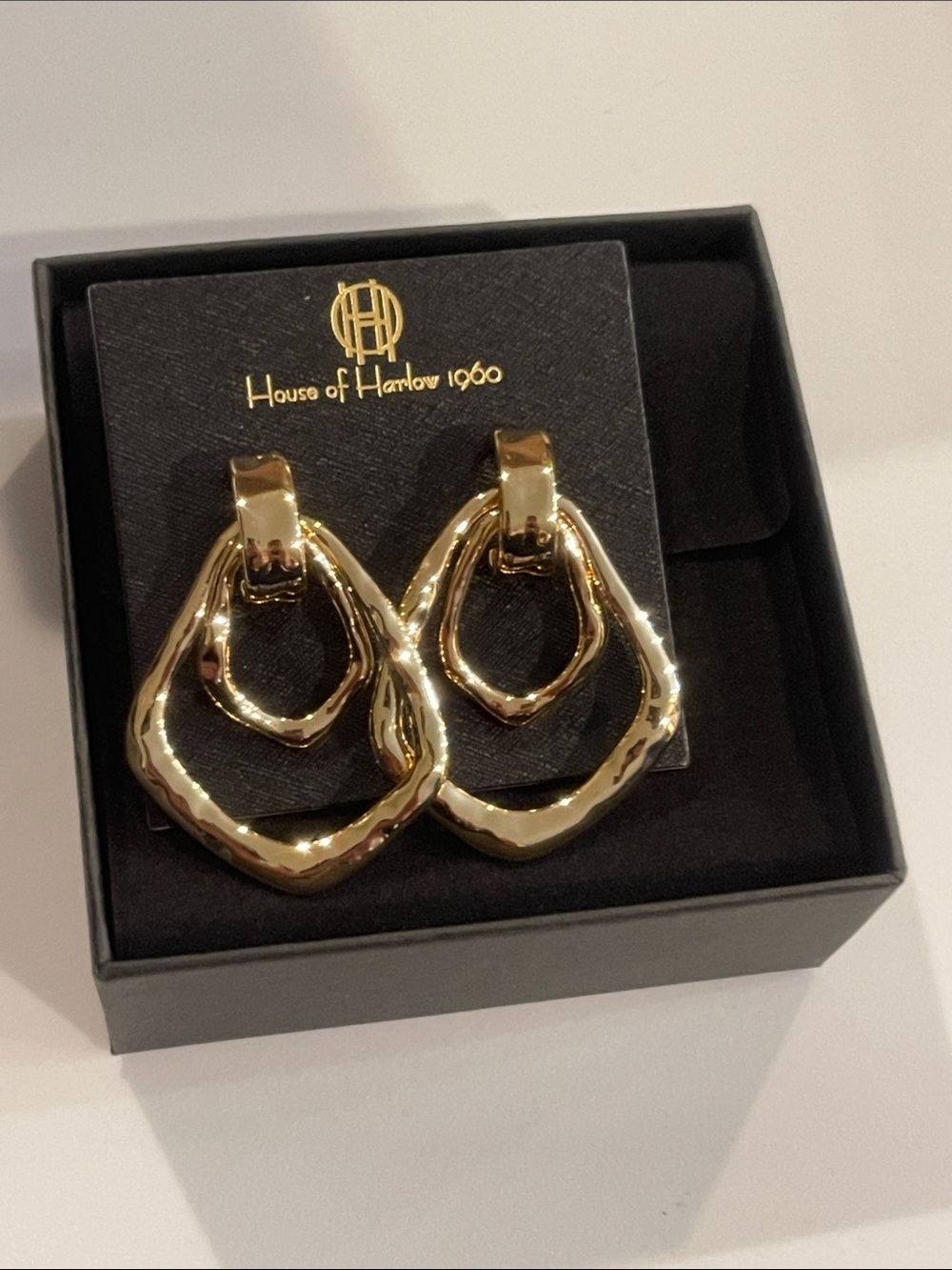 Gold Earrings by House of Harlow 1960